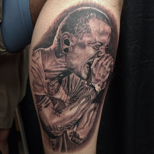 Explore lion forearm tattoo ideas, creative tattoo ideas in Broken Arrow, available at Solid Ground Tattoo