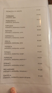 Menu du Pizzeria Ristorante Da Tommy à Torre Pellice