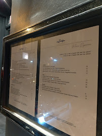 Fanfan à Paris menu