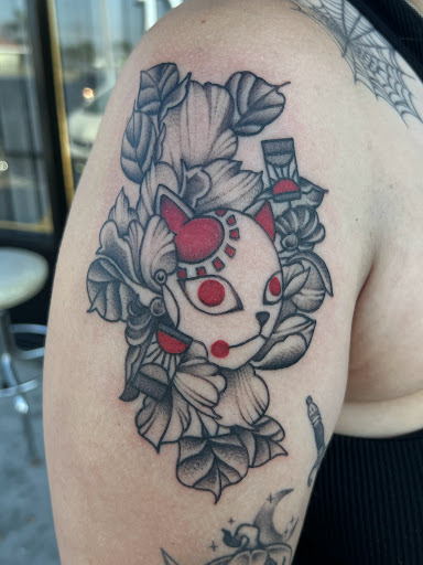 Explore shaded sleeve tattoo ideas, creative tattoo ideas in Pico Rivera, available at No Regrets Tattoo