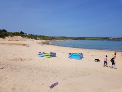 Foto von Harlyn Bay beach mit sehr sauber Sauberkeitsgrad