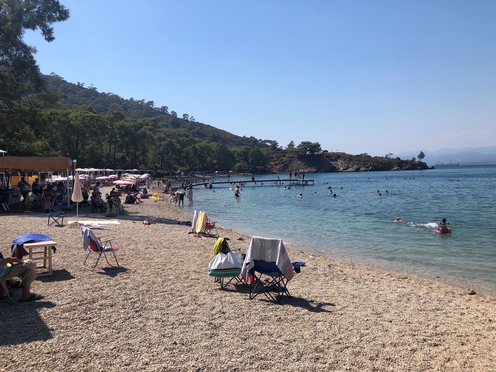 Photo de Great Samanlik beach avec l'eau cristalline de surface