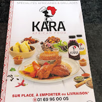 Carte du KARA Restaurant à Ris-Orangis