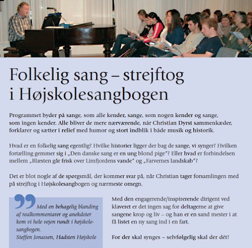 Sangaften/fællessang/foredrag - Christian Dyrst - Odense