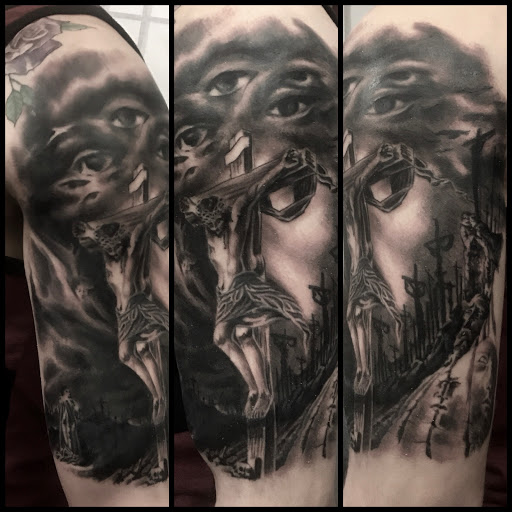 Explore country tattoo ideas small, creative tattoo ideas in Kenvil, available at Blood Moon Tattoo