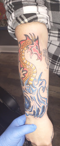 Explore turbo tattoo ideas, creative tattoo ideas in Waynesboro, available at Tattooed In the Wild Studio