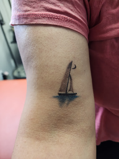 Explore traditional elbow tattoo ideas, creative tattoo ideas in Williamsburg, available at 315 underground INK LLC