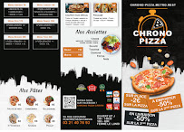 Menu / carte de CHRONO PIZZA à Carvin