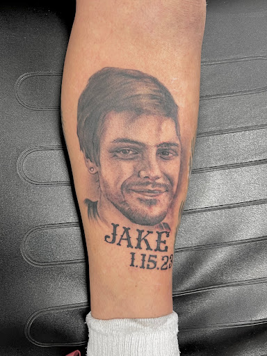 Explore greek words tattoo ideas, creative tattoo ideas in Whiteville, available at Coup de Gras 2.0 Tattoo and Body Piercing