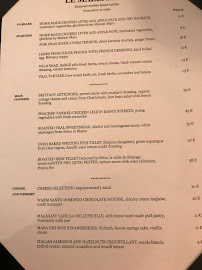 Le MaZenay à Paris menu