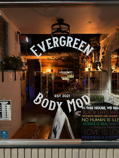 Explore breast cancer ribbon tattoo ideas, creative tattoo ideas in Puyallup, available at Evergreen Body Mod