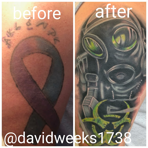 Explore aang tattoo ideas, creative tattoo ideas in Ocoee, available at Slaughterized Ink Tattoo and Piercing Studio