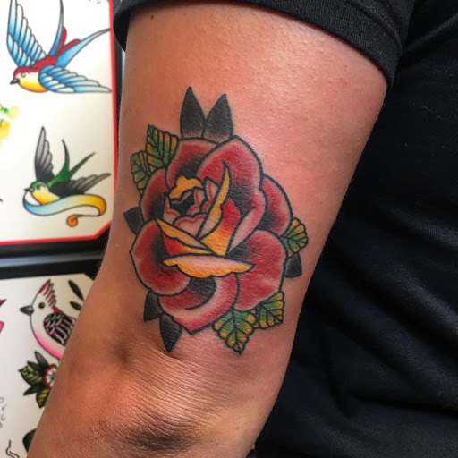 Explore portrait tattoo sleeve ideas, creative tattoo ideas in Jacksonville, available at American Tattoo Society of Jacksonville