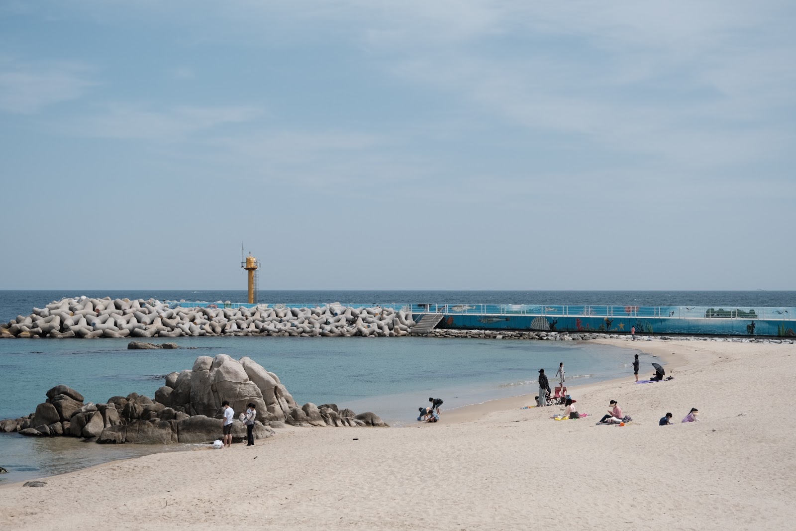 Foto van Yeongjin Beach met hoog niveau van netheid