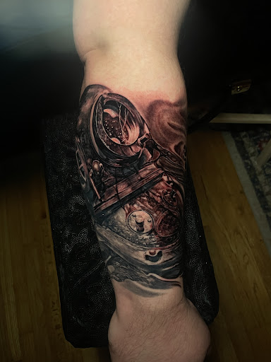 Explore ankle tattoo ideas, creative tattoo ideas in Chicopee, available at Vellum Art Collective Tattoo Studio