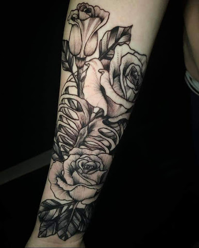 Explore puerto rico map tattoo ideas, creative tattoo ideas in Buford, available at Inked Arts Tattoo Studio