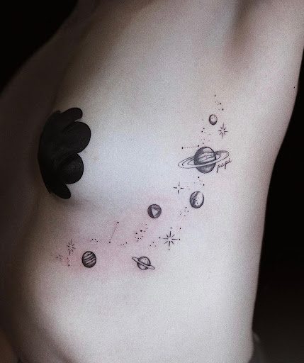 Explore leg tattoos men ideas, creative tattoo ideas in San Francisco, available at Two Cranes Tattoo