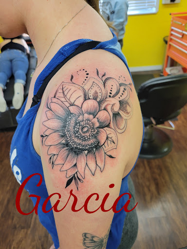 Explore warrior tattoo ideas for guys, creative tattoo ideas in Kearney, available at Ink Shop Tattoos & Piercings