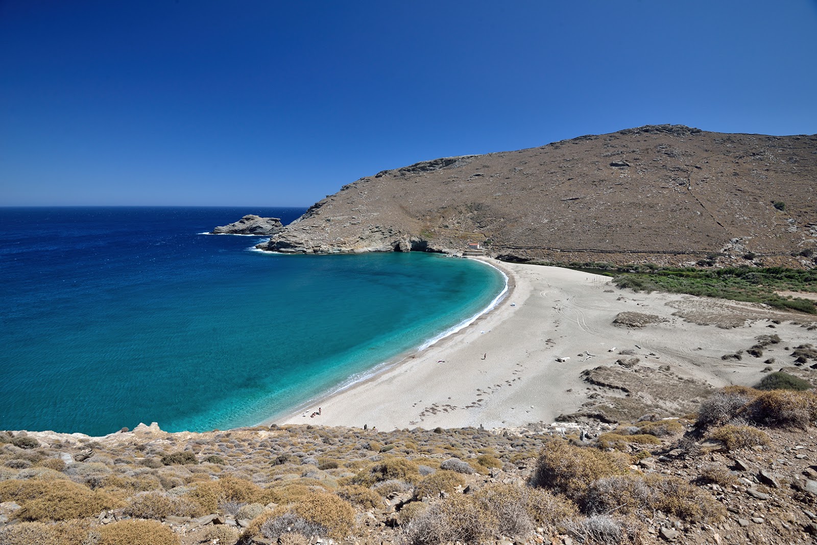Photo of Achla beach with spacious bay