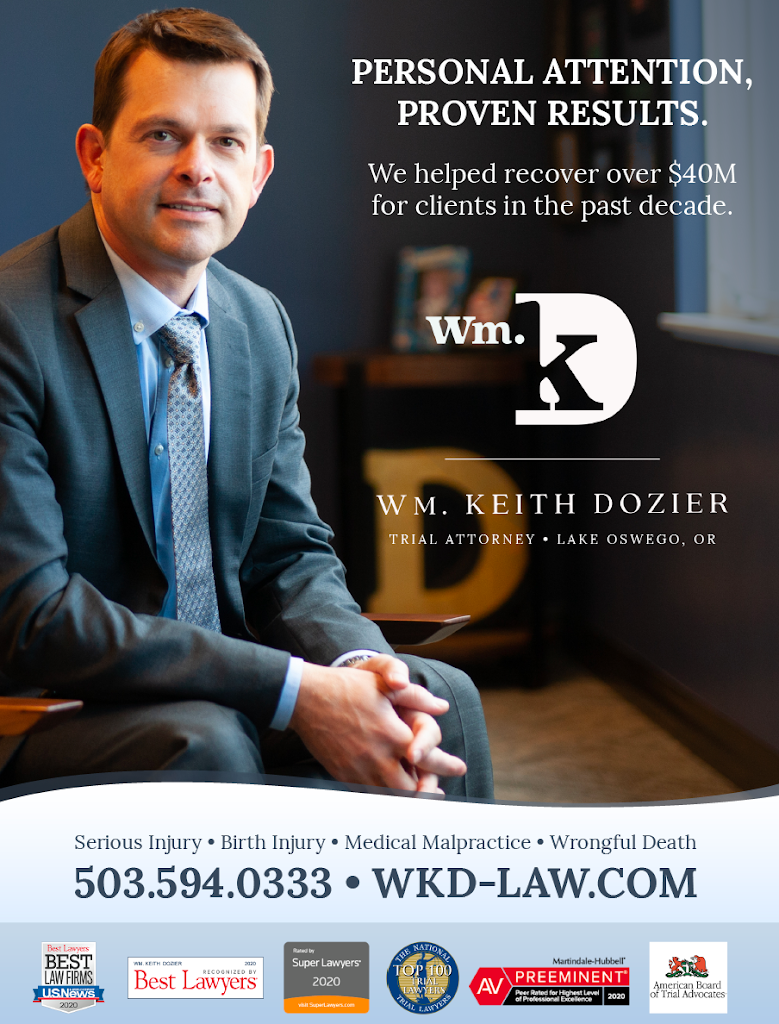 Wm Keith Dozier, LLC Injury and Accident Attorney 97008