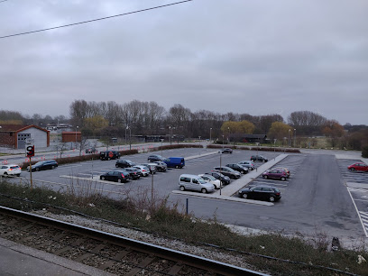 Åmarken Station parkeringsplads
