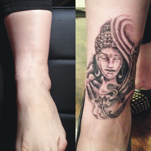 Explore suicide tattoos ideas, creative tattoo ideas in Scarsdale, available at Damm Nice Tattoo & Body Art