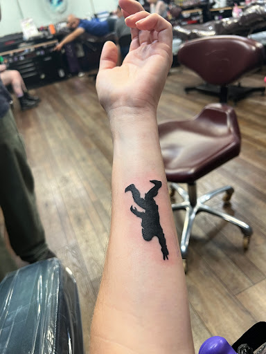 Explore mother and son matching tattoo ideas, creative tattoo ideas in Clarksville, available at Dark Raine Tattoo