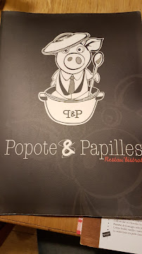 Popote & Papilles à Le Mans menu