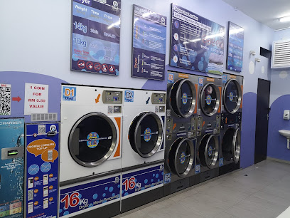 VWash Laundry 24hrs operated kota laksamana
