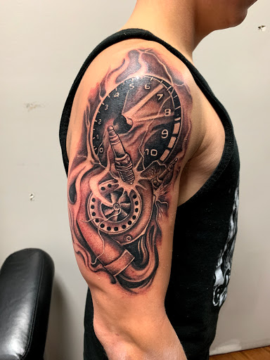 Explore stoicism tattoo ideas, creative tattoo ideas in Mauldin, available at Main Street Tattoo