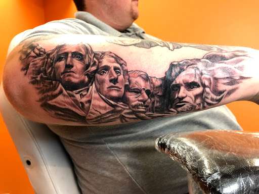 Explore middle arm tattoo ideas, creative tattoo ideas in Bayville, available at Hot Rod INKIN Tattoos, Piercing & Permanent Cosmetics