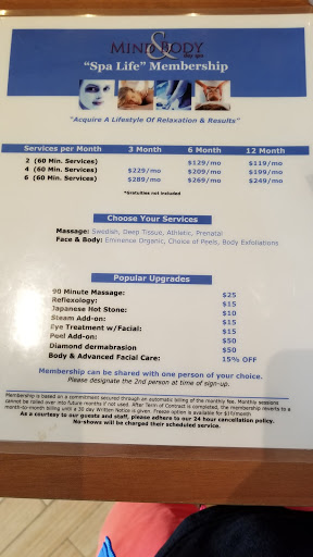 Day Spa «Mind & Body Day Spa», reviews and photos, 5250 Windward Pkwy, Alpharetta, GA 30004, USA