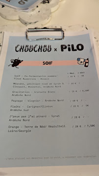 Pilo Restaurant à Lyon menu