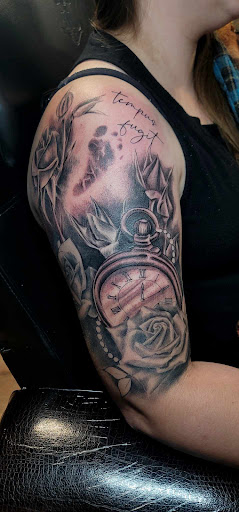 Explore inside bicep tattoo ideas, creative tattoo ideas in Yakima, available at Wallflower Body Piercing & Crazy Ink Tattoo