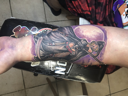 Explore gangsta tattoo ideas, creative tattoo ideas in Temple, available at Highly Authentic Tattoo