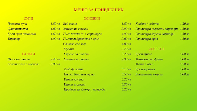 Comentarii opinii despre Ресторант МЕНЮ