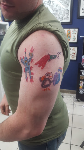 Tattoo Shop «Kingpin Tattoo», reviews and photos, 208 W Veterans Memorial Blvd, Harker Heights, TX 76548, USA