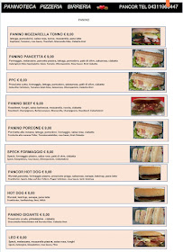 PANINOTECA PIZZERIA Ristorante PANCOR à Lignano Sabbiadoro menu