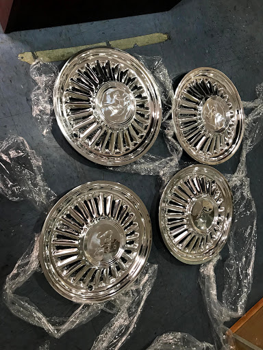 Chrome Plating USA Metal Polishing - Wheels Motorcycle Boat Classic Cars image