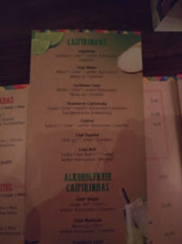 Enchilada Minden à Minden menu