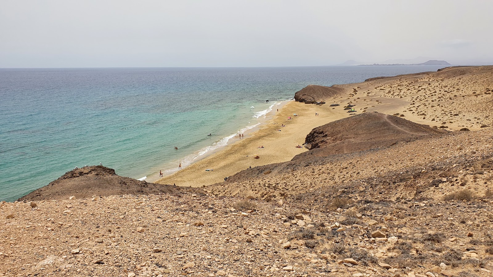 Photo de Playa Caleta del Congrio - endroit populaire parmi les connaisseurs de la détente