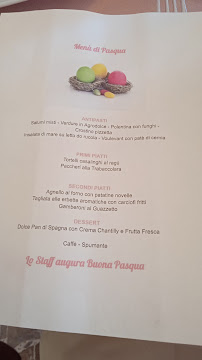 Menu du Ristorante La Terrazza à Borgo a Mozzano