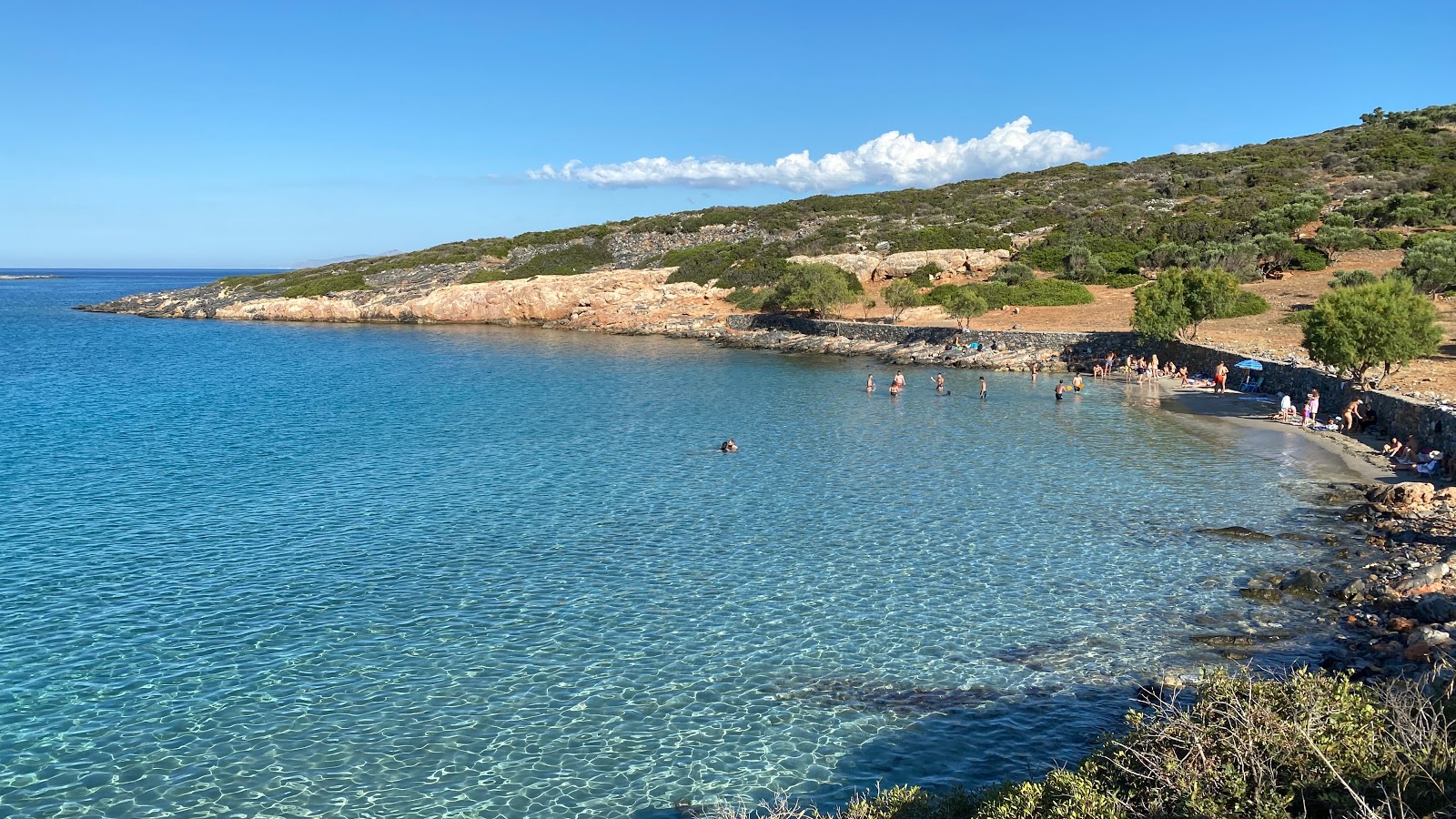 Foto van Kolokytha met fijne beige zand oppervlakte
