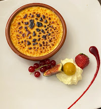 Crème brûlée du Restaurant français La Taverne du Cochon Salé à Authuille - n°1