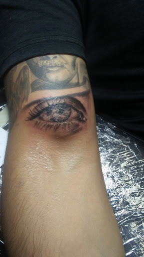 Explore buddha tattoo ideas, creative tattoo ideas in Arlington, available at Arlington Ink