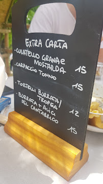 Osteria Argento Vivo à Suzzara carte