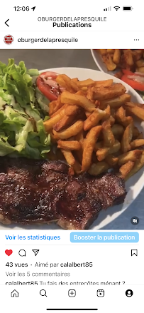 Frite du Restaurant O’ Burger De La Presqu Ile à Saint-Mandrier-sur-Mer - n°11