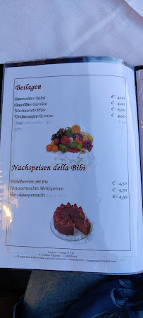 La Baita dei Sapori à Malborghetto Valbruna carte