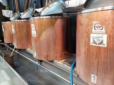 Craft beer at a brewery in Vancouver British Columbia