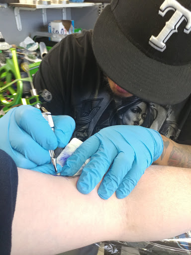 Explore tropical tattoo ideas, creative tattoo ideas in Amarillo, available at Bomb City Ink